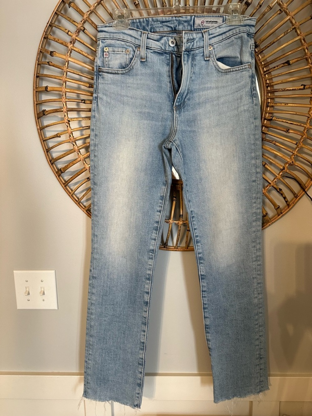 AG Adriano Goldschmied Light Blue Denim Jeans